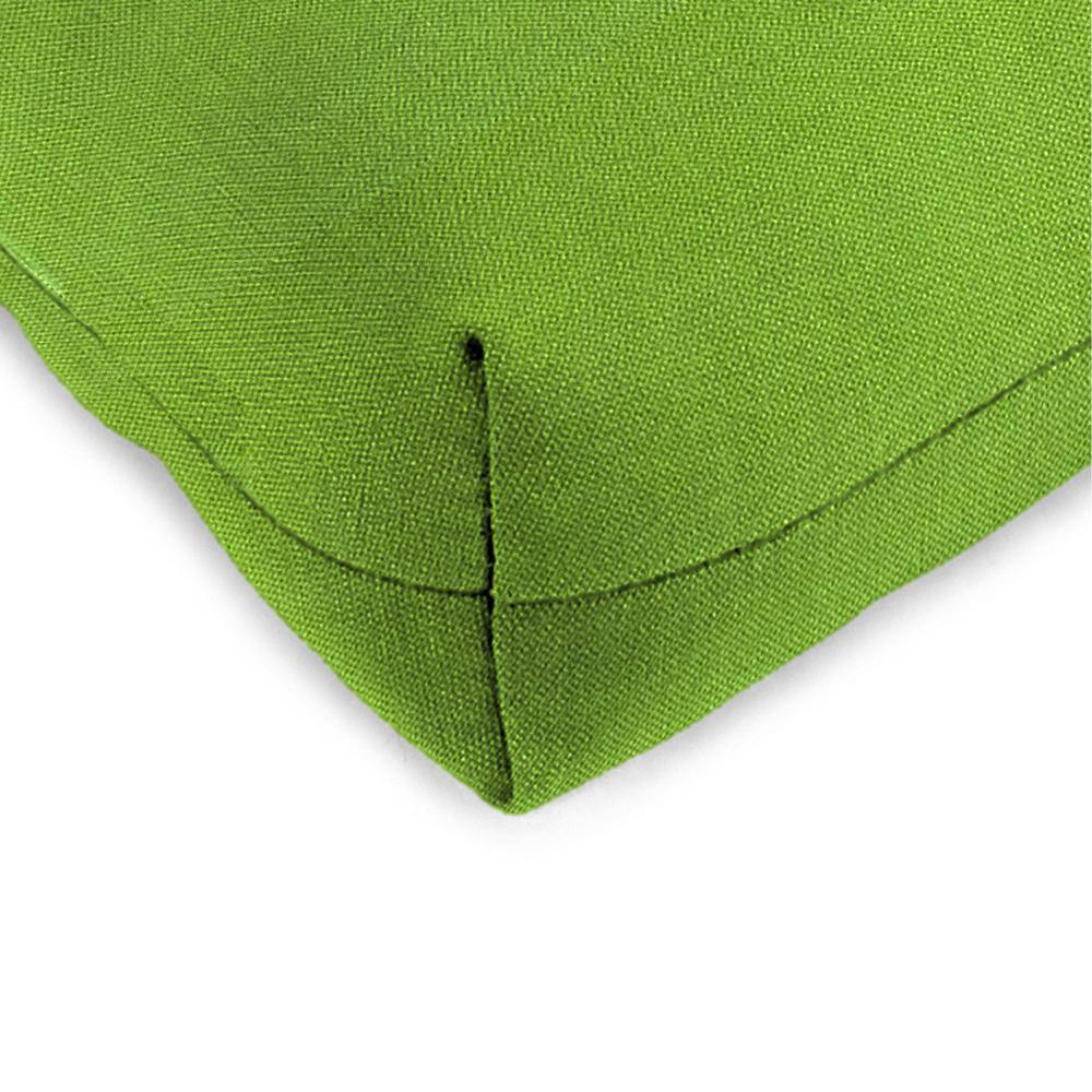 Veranda Citrus Green Tufted Outdoor Wicker Cushion Set