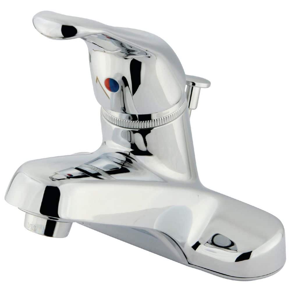 Wyndham 4 in. Centerset Single-Handle Bathroom Faucet with Plastic Pop-Up in Polished Chrome price history on PriceWatchPro
