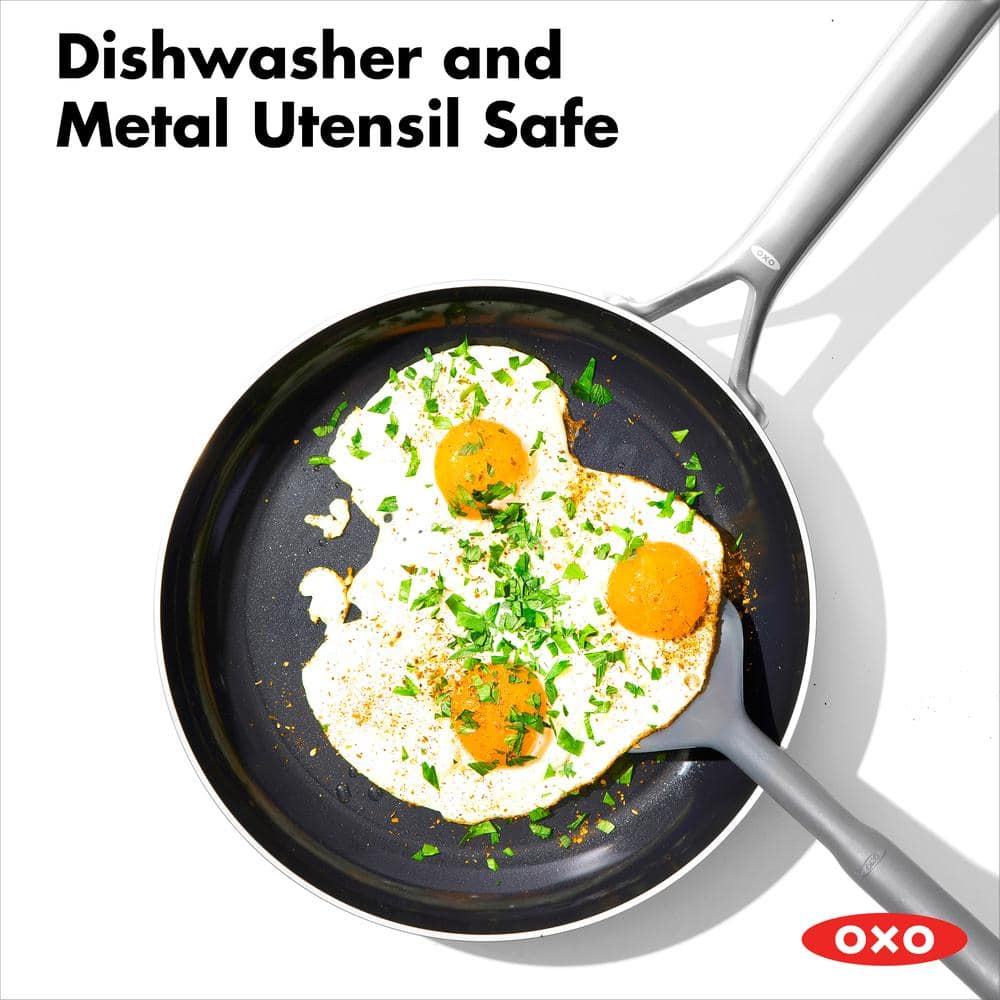 10" Stainless Steel Ceramic Non-Stick Frying Pan