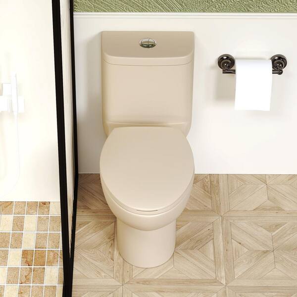 Abruzzo 1.1/1.6 GPF Tornado Flush One-Piece Toilet with Comfort