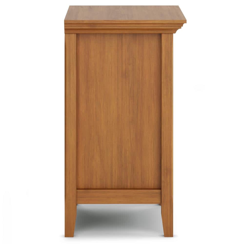 Amherst Light Golden Brown Solid Wood 2-Drawer Nightstand