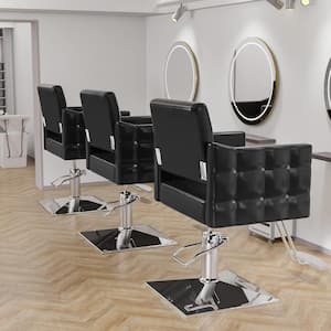 Hair Salon Chair Hydraulic Barber Chair for Home Barbershop Black Styling Hairdressing Beauty Spa Equipment