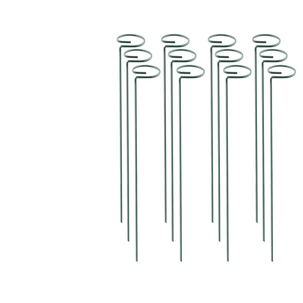 12-Pack 24 in. Metal Plant Support Stakes, Single Stemmed Flower Support Hoops for Orchid Rose Peony price history on PriceWatchPro