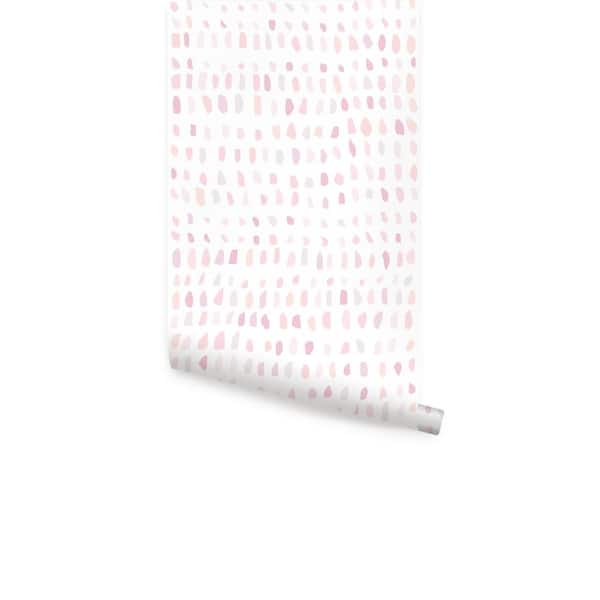Confetti Time Pink and Stick Wallpaper W9233-Vinyl-Pink-216 - The Home Depot
