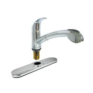Dominion Single-Handle Pull-Out Sprayer Kitchen Faucet in Chrome