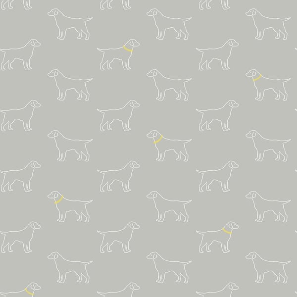 Chesapeake Yoop Slate Dog Wallpaper Sample