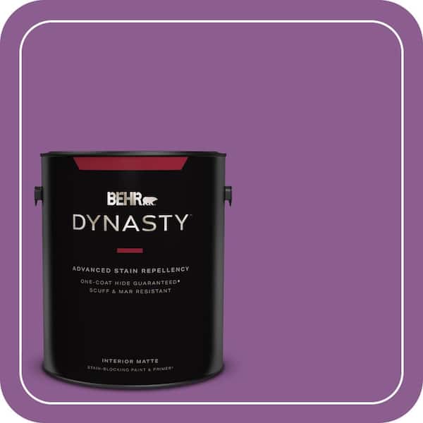 BEHR DYNASTY 1 gal. #P100-6 Chakra Matte Interior Stain-Blocking Paint & Primer