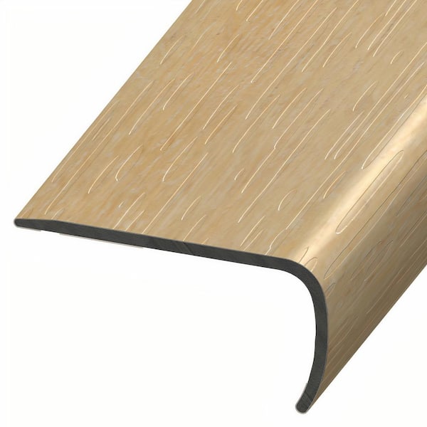 Aurora 1 in. Thick x 2 in. Width x 94 in. Length Rigid Core Stair Nose Vinyl Molding