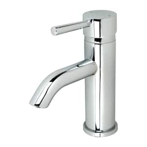 Single Hole Single-Handle Bathroom Faucet with drain in Chrome