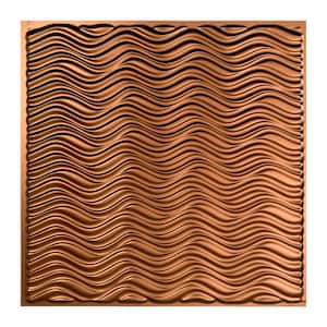 Current 2 ft. x 2 ft. Oil Rubbed Bronze Lay-In Vinyl Ceiling Tile ( 20 sq.ft. )