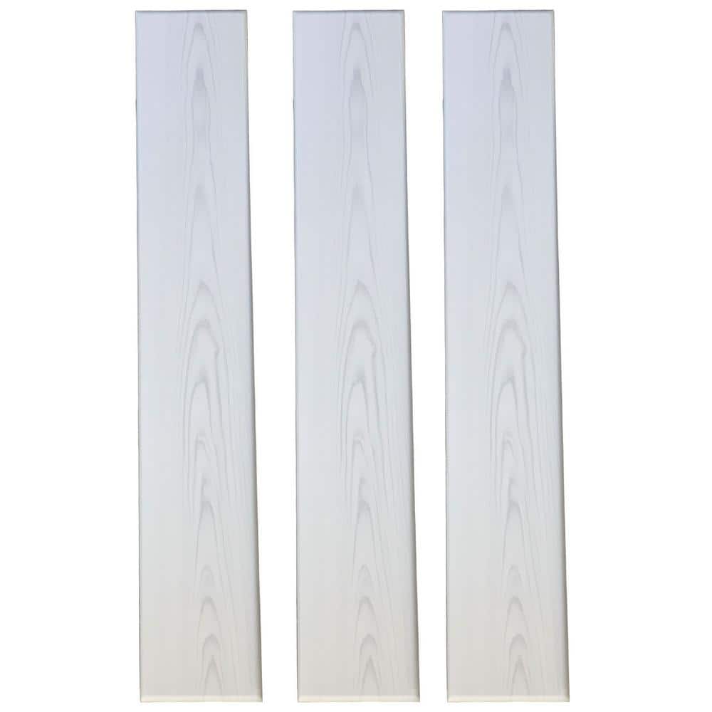 Country White Foam Wood Ceiling Planks 39" x 6"