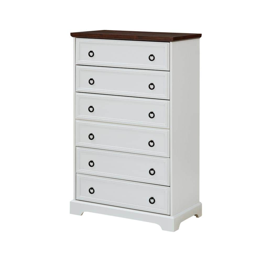Mondawe 29.5 in. 2-Door Modern Accent Cabinet Chests, White