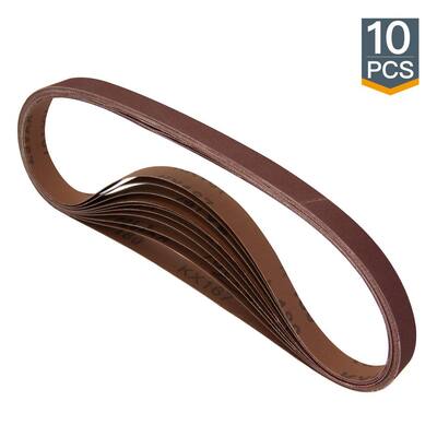 2 X 72 Inch 180 Grit Metal Grinding Ceramic Sanding Belts Long Life Pack of 6