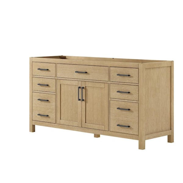 Wyndham Collection Beckett 65 in. Bath Vanity Cabinet without Top in ...