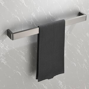 Stainless Steel 24 in. Wall Mounted Towel Bar Towel Holder in Matte Gray