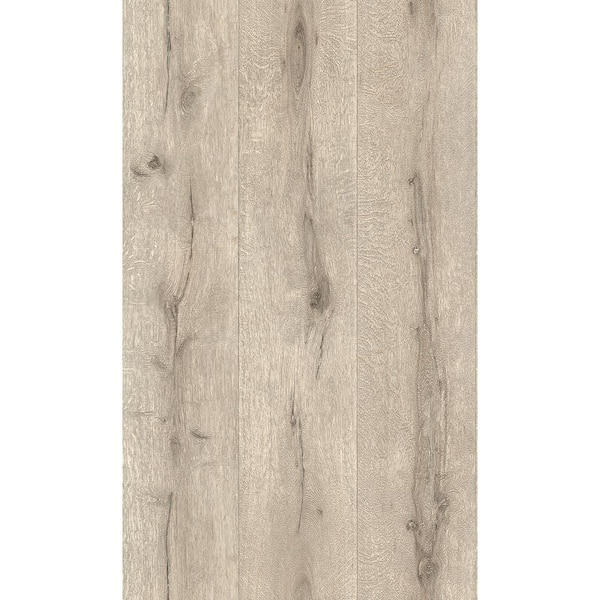 Advantage 57.8 sq. ft. Appalacian Taupe Wood Planks Strippable Wallpaper Covers