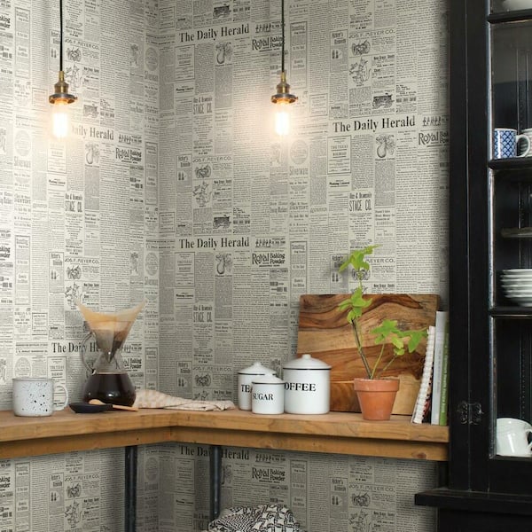 The Daily Paper Strippable Roll Wallpaper (Covers 56 sq. ft.)