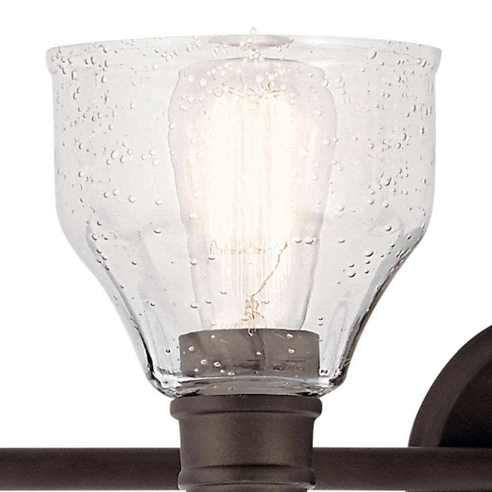 Transitional 33'' Distressed Bronze Wall Mounted Ambient Light Fixture