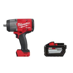 M18 FUEL 18-Volt Lithium-Ion Brushless Cordless 1/2 in. Impact Wrench with Friction Ring w/High Output 12.0Ah Battery