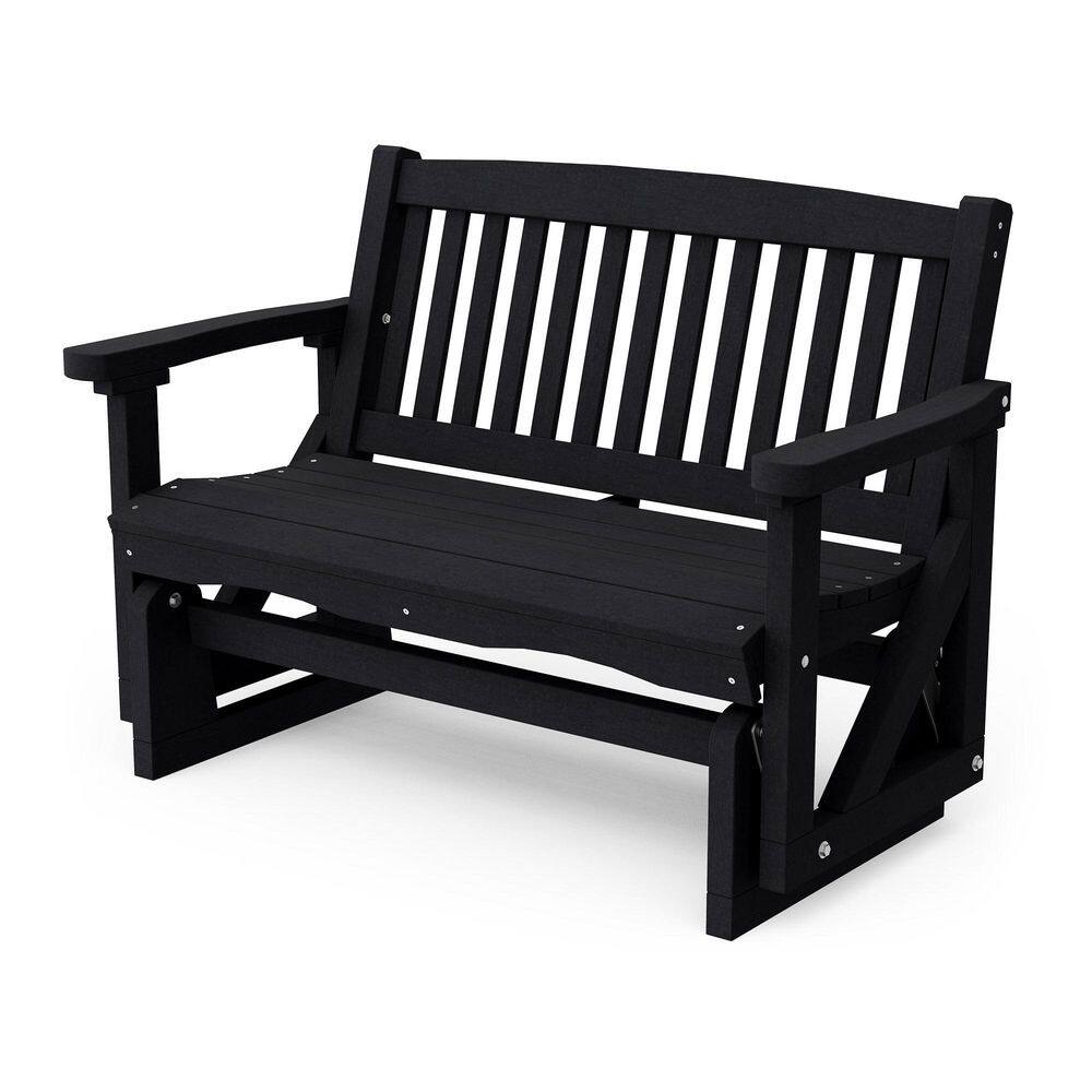 Classic 2-Person Black Plastic Outdoor Mission Glider price history on PriceWatchPro