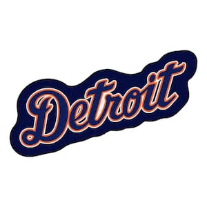 Detroit Tigers Navy 2.5 ft. x 2.75 ft. Mascot Area Rug