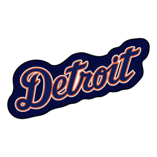 Fanmats Detroit Tigers Detroit Wordmark Mascot Rug