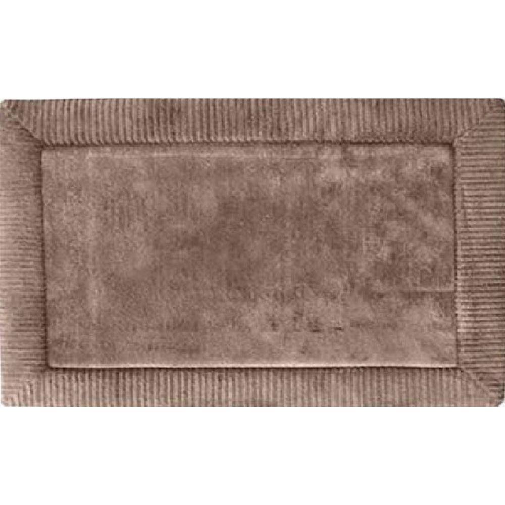 Home Dynamix Spa Retreat Mushroom Border 21 in. x 34 in. Machine