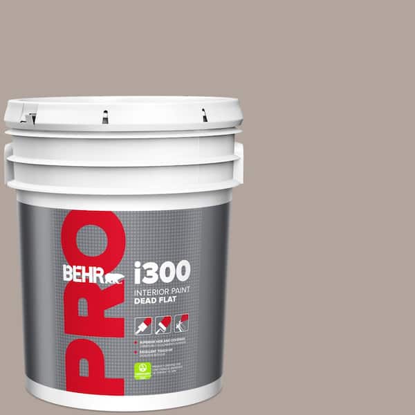 BEHR PRO 5 gal. #780B-4 Slate Pebble Dead Flat Interior Paint