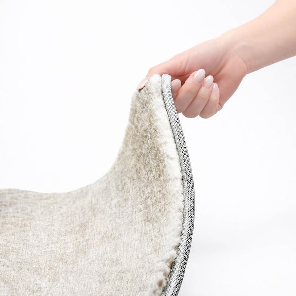 Dream Shag Premium Machine Washable Abstract ADS34 Gray 8 ft. x 10 ft. Area Rug