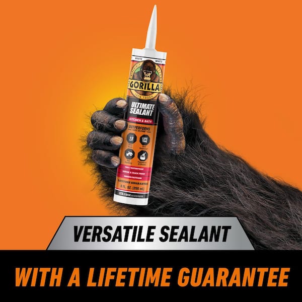 9 oz. White Ultimate Hybrid Paintable Kitchen and Bath Sealant (12-Pack)
