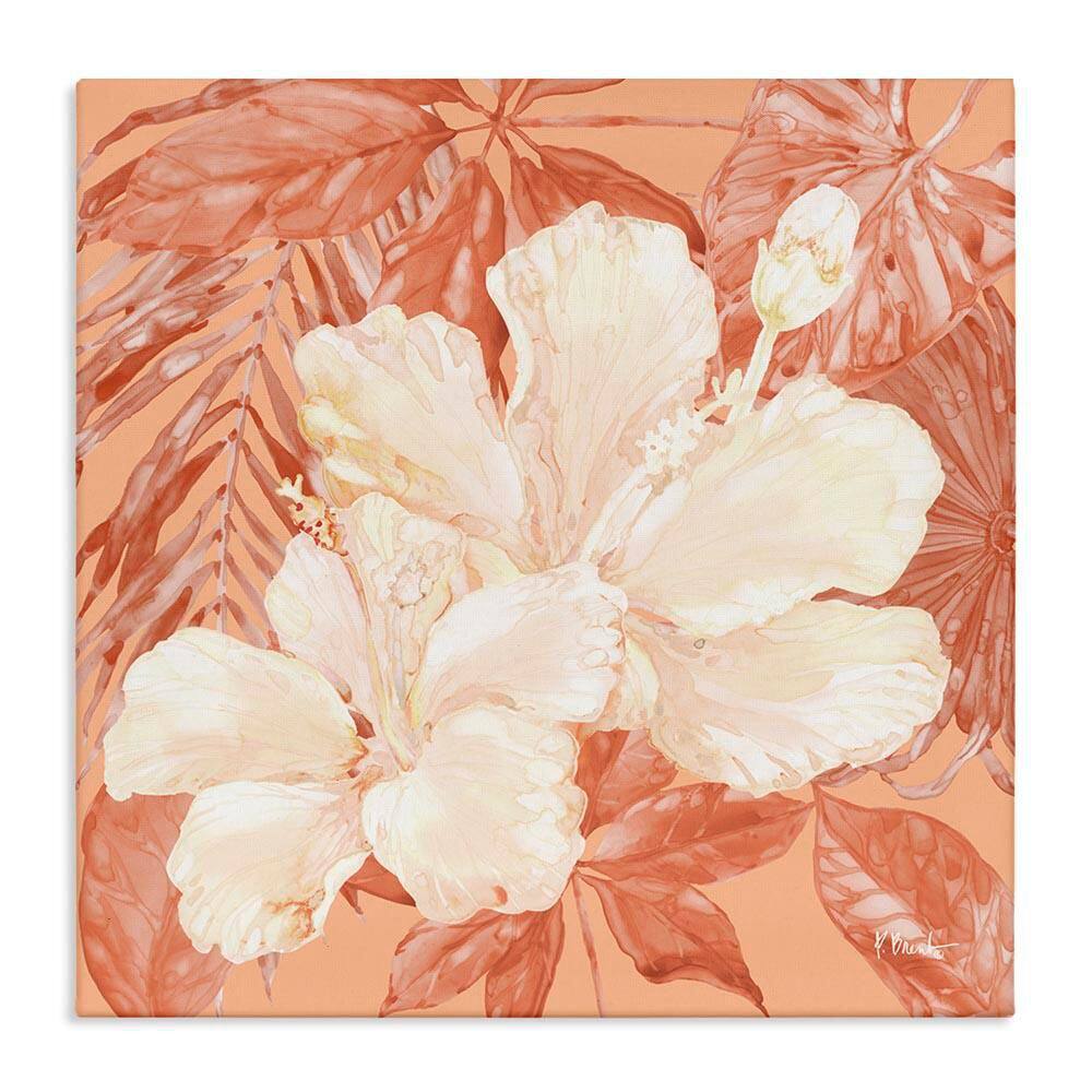 Hibiscus Flower Bunches by Paul Brent Unframed Nature Graphic Art Print 17 in. x 17 in. price history on PriceWatchPro