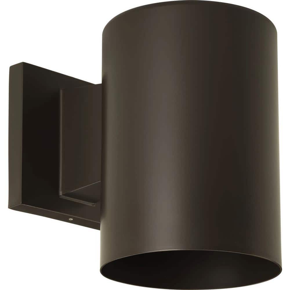 "Cylinder Collection 5"" Antique Bronze Modern Outdoor LED Wall Lantern Light" price history on PriceWatchPro