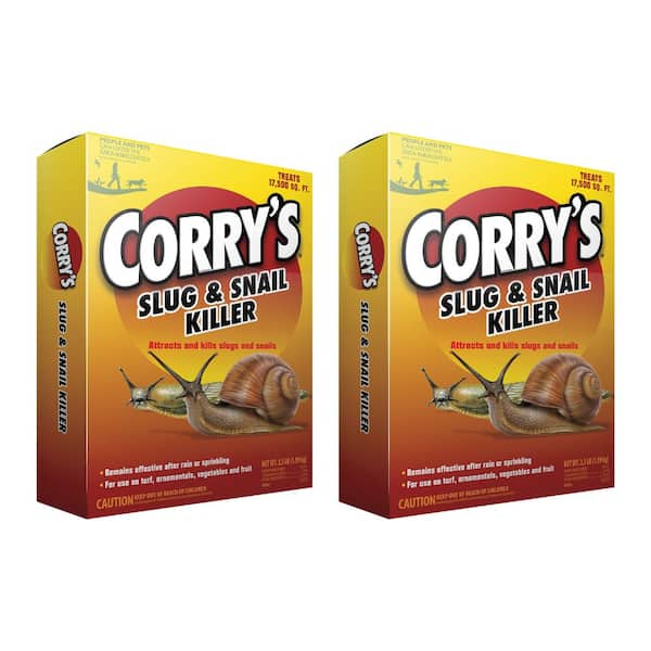 Corry's 3.5 lb. 17,500 sq. ft. Slug and Snail Killer for Plants and ...