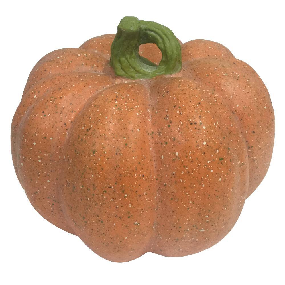Home Accents Holiday 7.5 in. Harvest Pumpkin in Orange PT1033-O - The ...