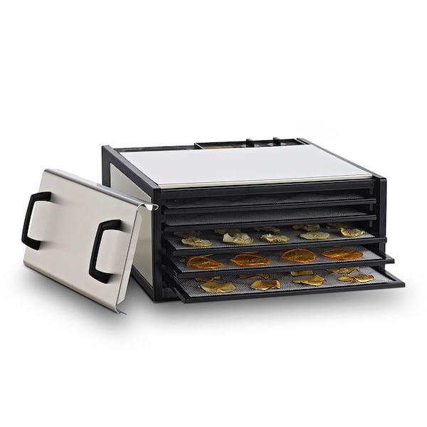 Excalibur Deluxe 5-Tray Stainless Steel Food Dehydrator