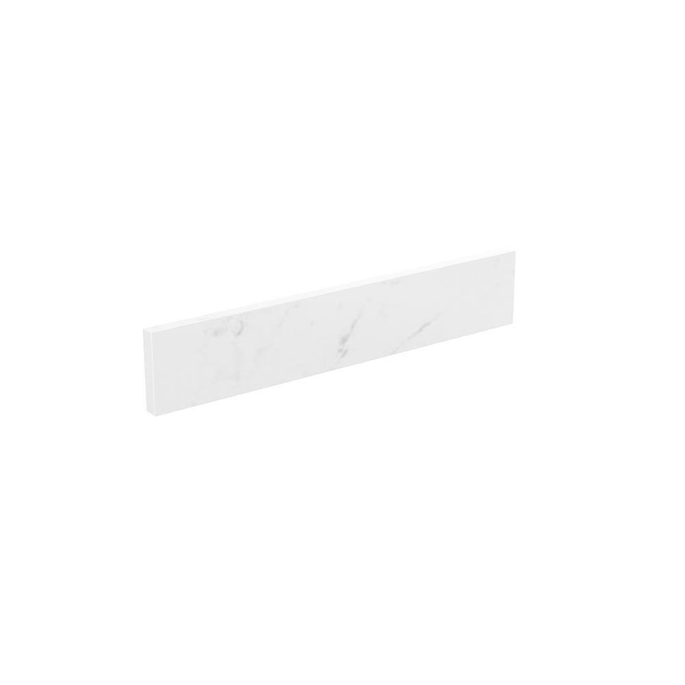 Home Decorators Collection 21 in. Engineered Marble Sidesplash in ...