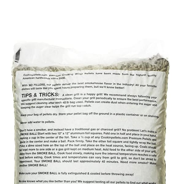 COOKINPELLETS.COM 40 lbs. Bags Premium Hickory Grill Smoker Smoking Wood  Pellets 40H - The Home Depot