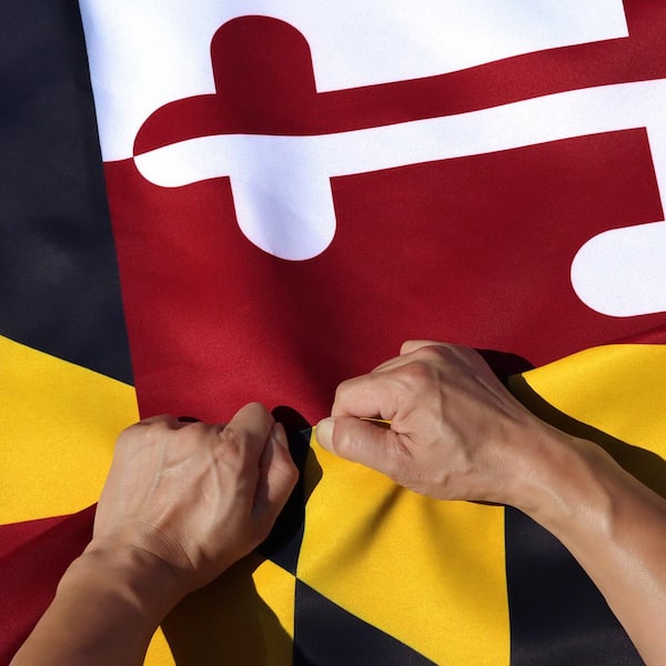 ANLEY 3 ft. x 5 ft. Polyester Rip-Proof Technology Double-Sided 3-Ply Maryland State Flag