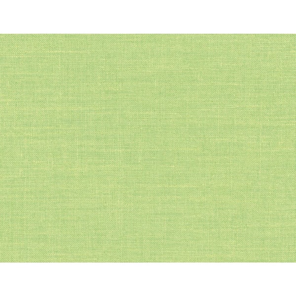 Seabrook Designs 60.75 sq. ft. Green Apple Hopsack Embossed Vinyl Unpasted Wallpaper Roll