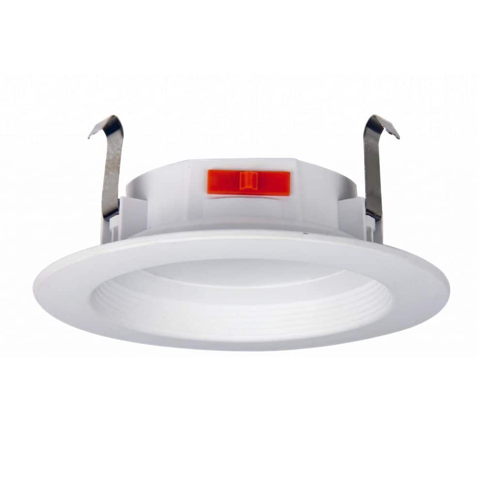 4 in. 75-Watt Equivalent 700 Lumens LED White Baffle Retrofit Recessed Downlight, 5CCT Selectable, Dimmable price history on PriceWatchPro