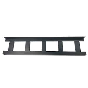 48 in. Evolution Steel Black Deck Stair Framing Adjustable Stair Tray
