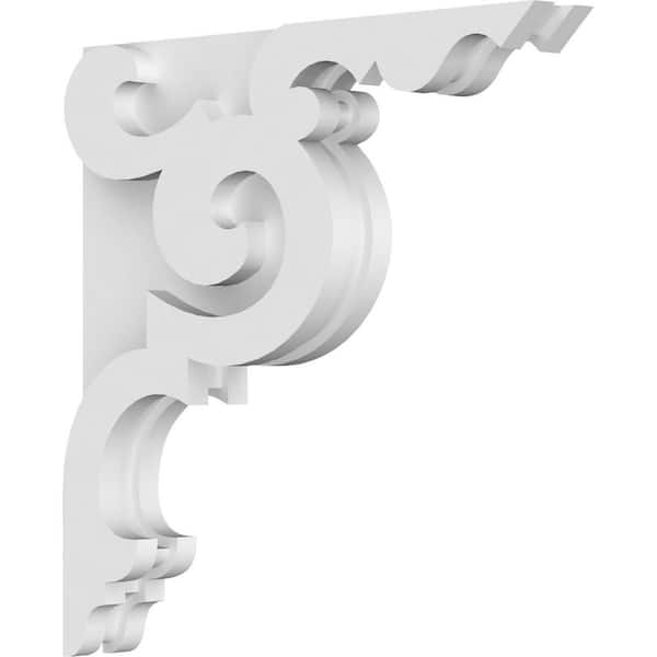 Ekena Millwork 1-7/8 in. x 14 in. x 14 in. PVC Benson Corbel