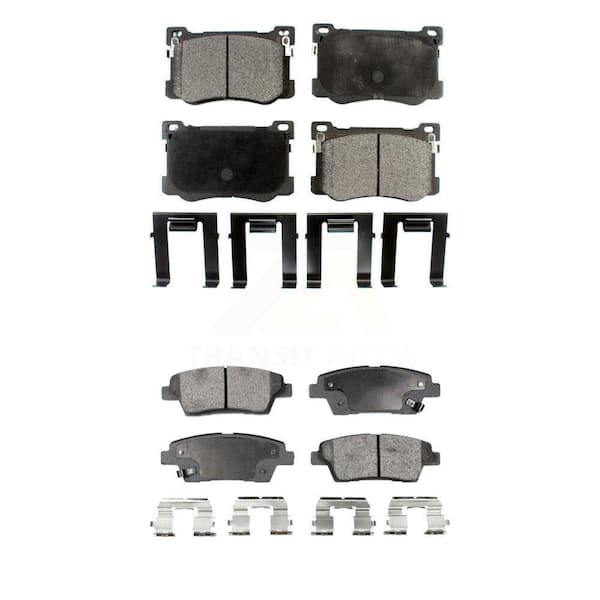 TEC Front Rear Ceramic Brake Pads Kit For Hyundai Genesis G80 Kia K900 KTC-100300