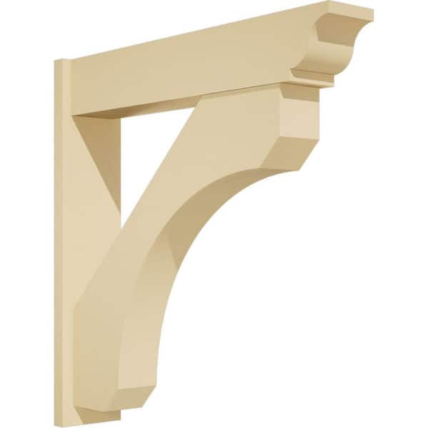 Ekena Millwork Legacy 7 in. W x 36 in. H x 36 in. D Signature Urethane Polyurethane Outlooker with Traditional Ends