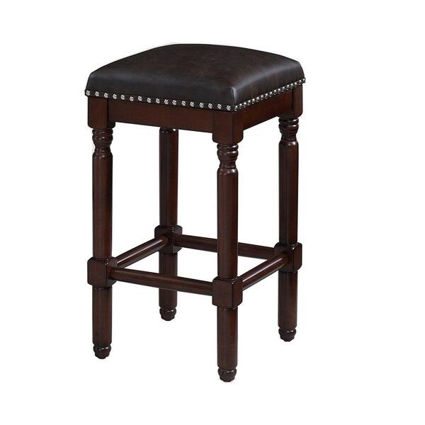 American Woodcrafters Wexley 26 in. Dark Cherry Backless Counter Stool