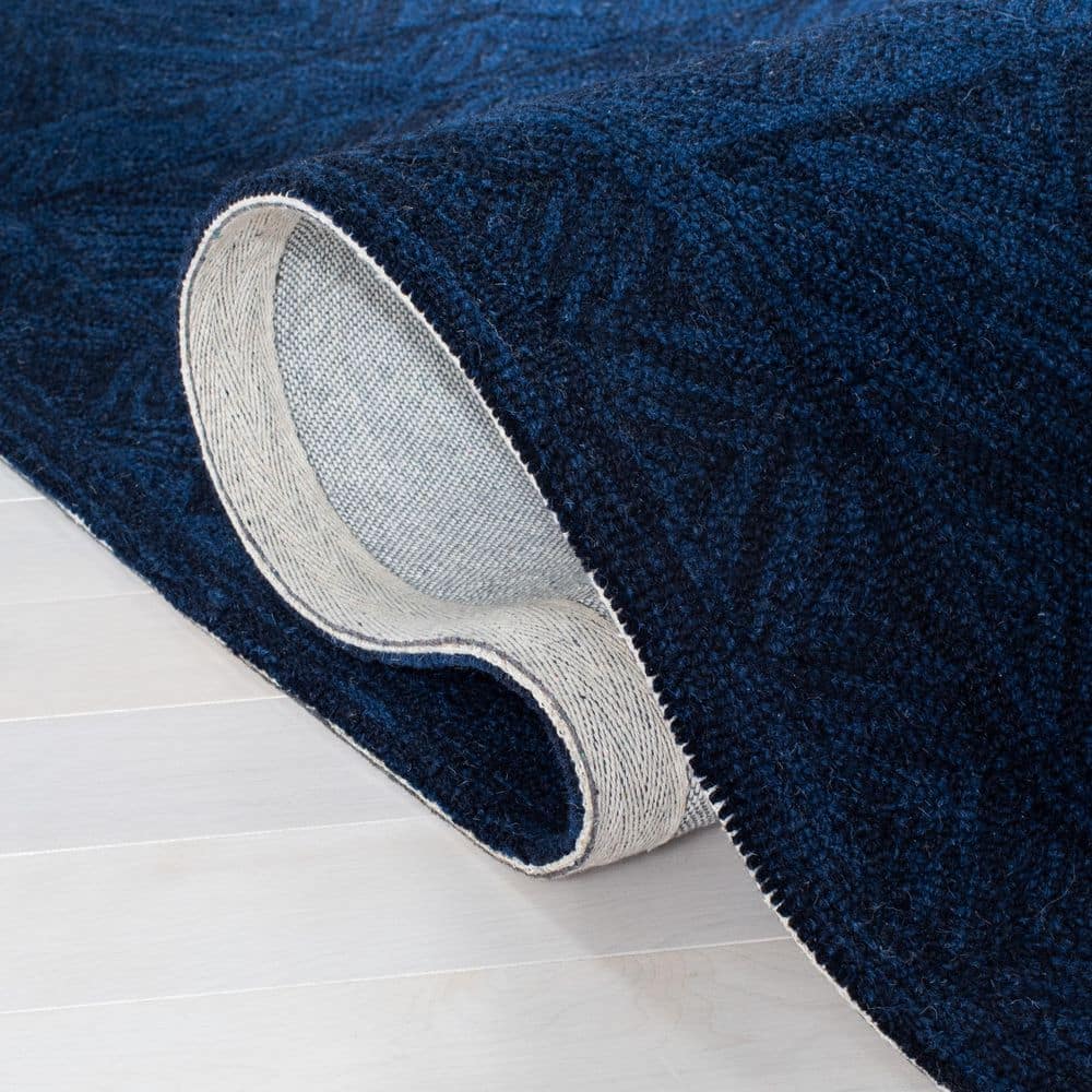 Metro Blue Hand-Tufted Wool 3' x 5' Area Rug