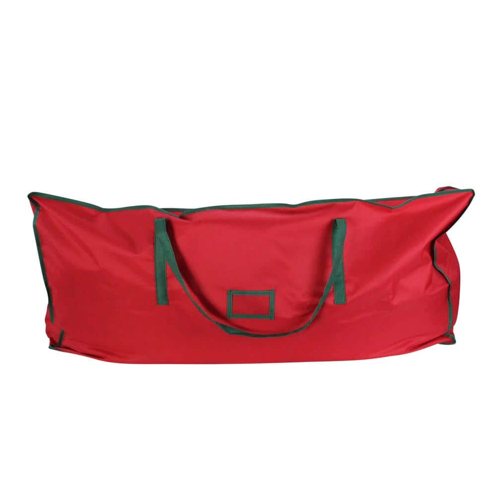 Santa's Bags 36 in. Red Polyester Multi-Use Decoration Storage Bag