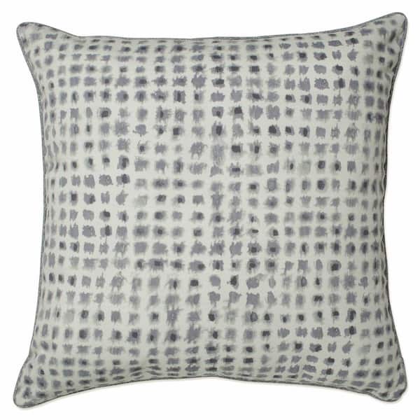 Pillow Perfect Grey Square Outdoor Square Throw Pillow
