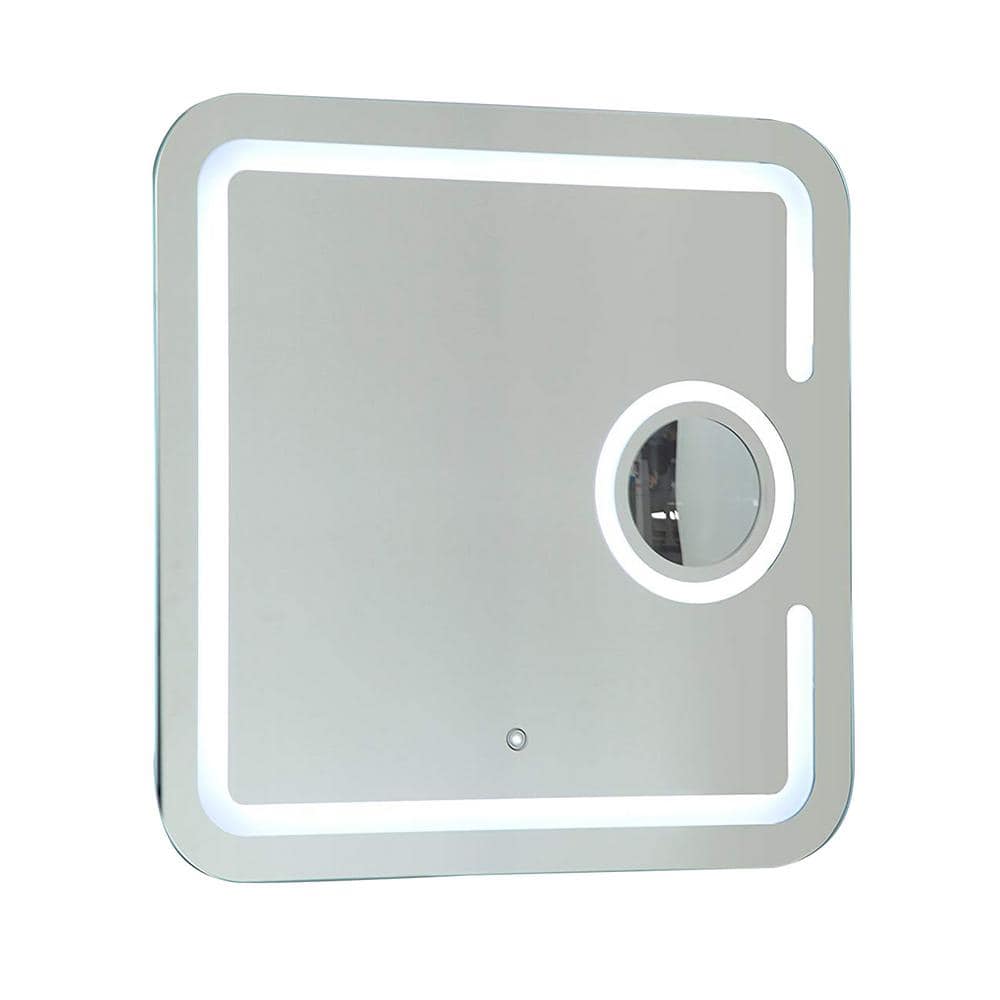 Vanity Art 31 in. W x 31 in. H Frameless Square LED Light Bathroom