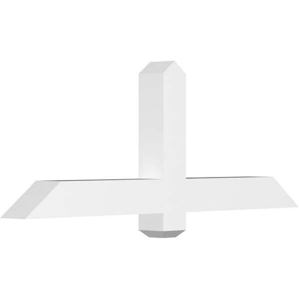 Ekena Millwork Eugene 48 in. W x 18 in. H x 4 in. D Signature Polyurethane Bracket